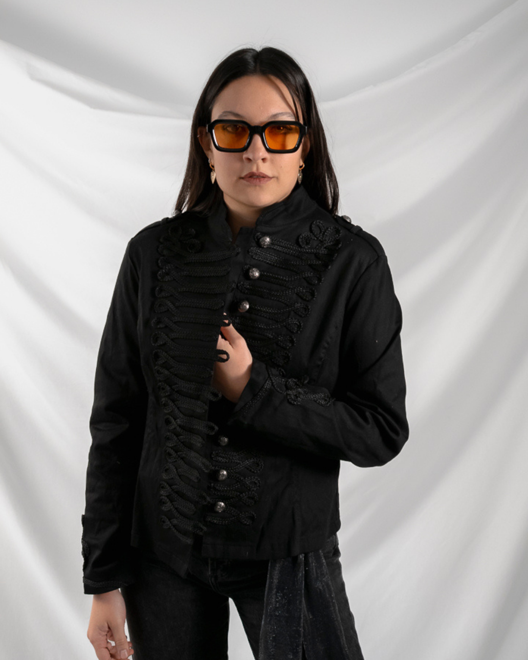 Black Napoleon Style Jacket