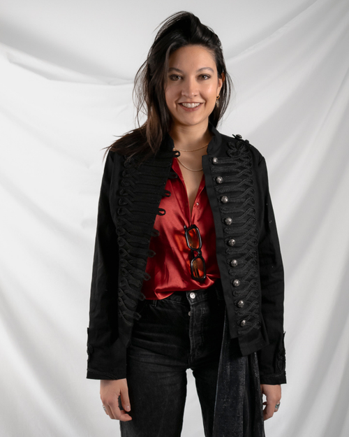 Black Napoleon Style Jacket