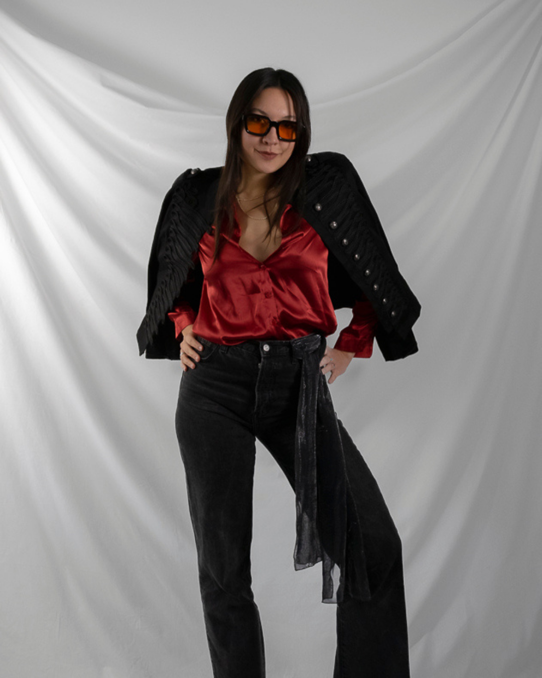 Black Napoleon Style Jacket