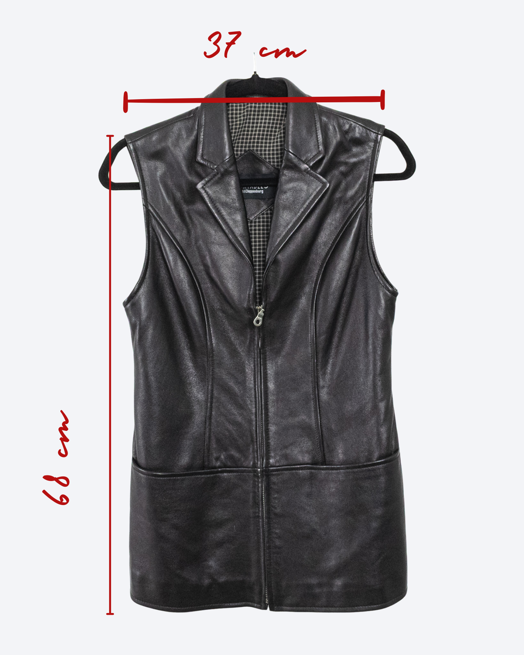Black Leather Vest