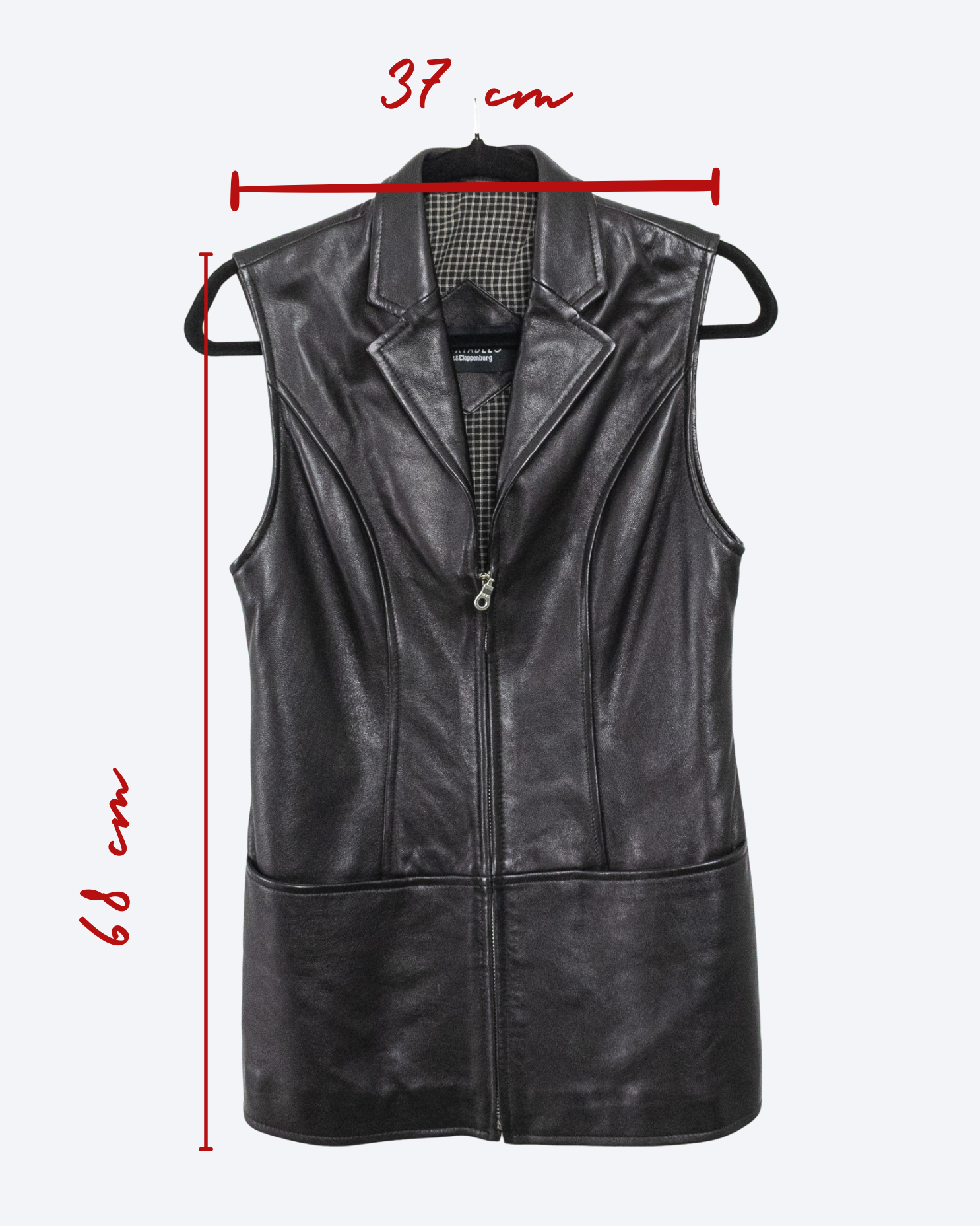 Black Leather Vest