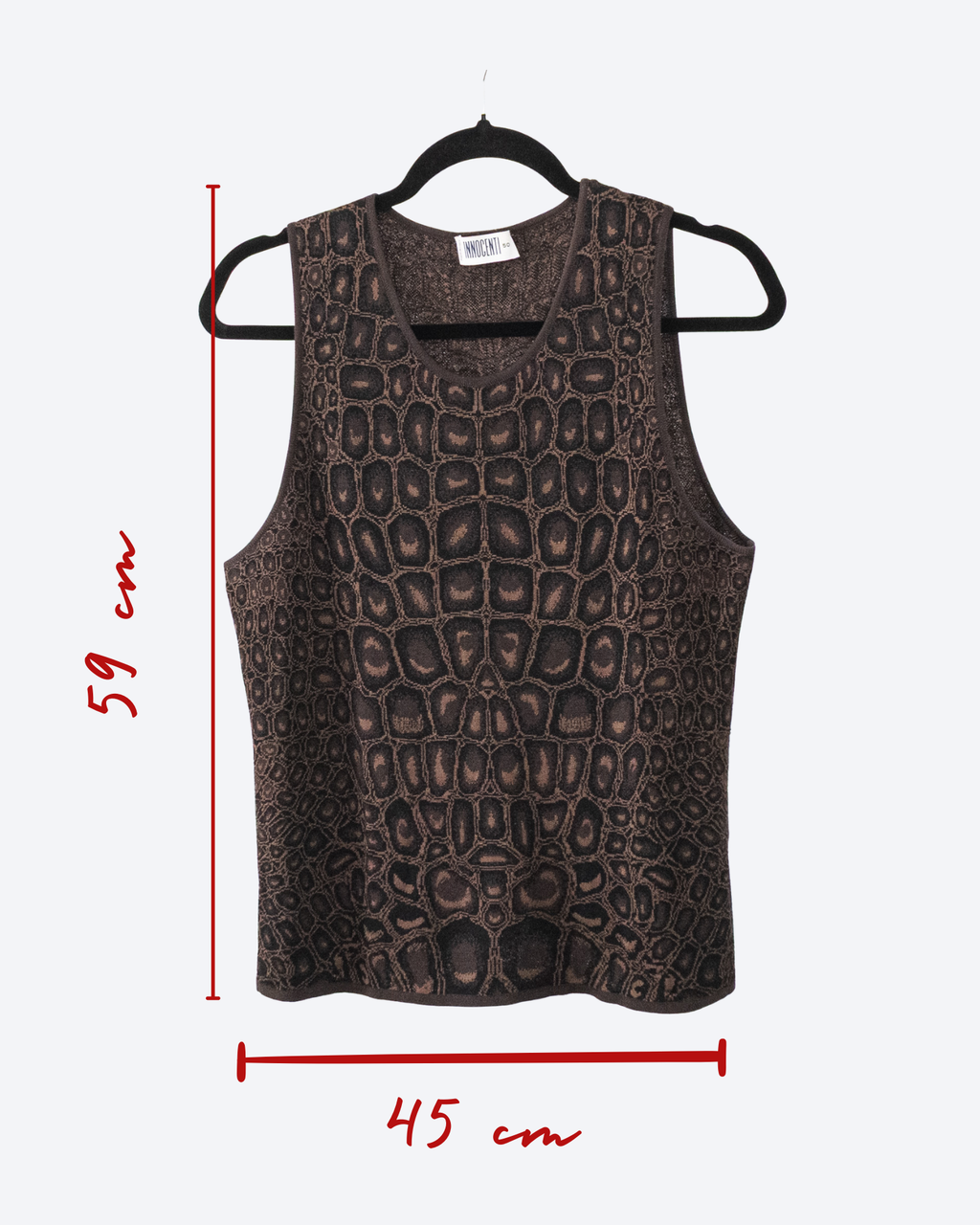 Brown Crocodile Tank