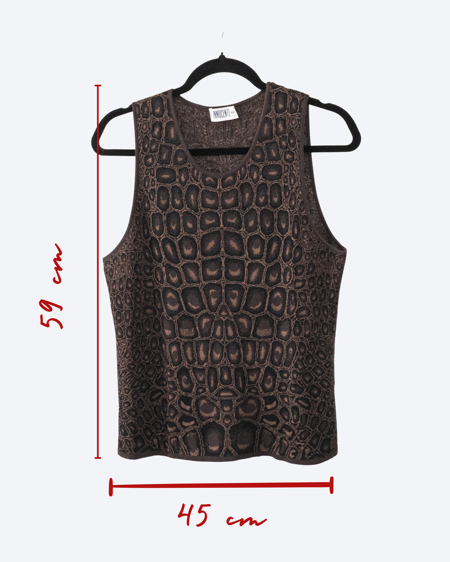 Brown Crocodile Tank