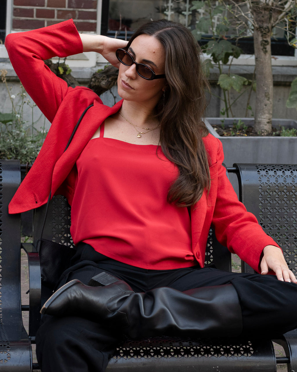 Luisa Spagnoli Red Camisole