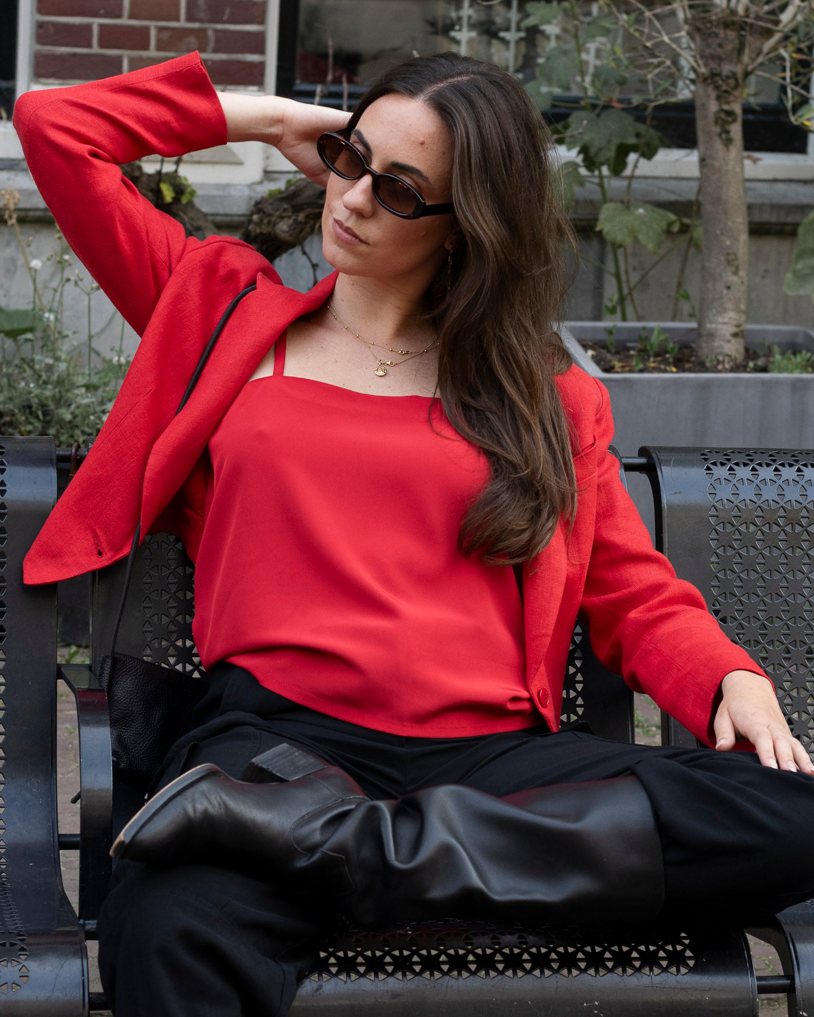 Luisa Spagnoli Red Camisole
