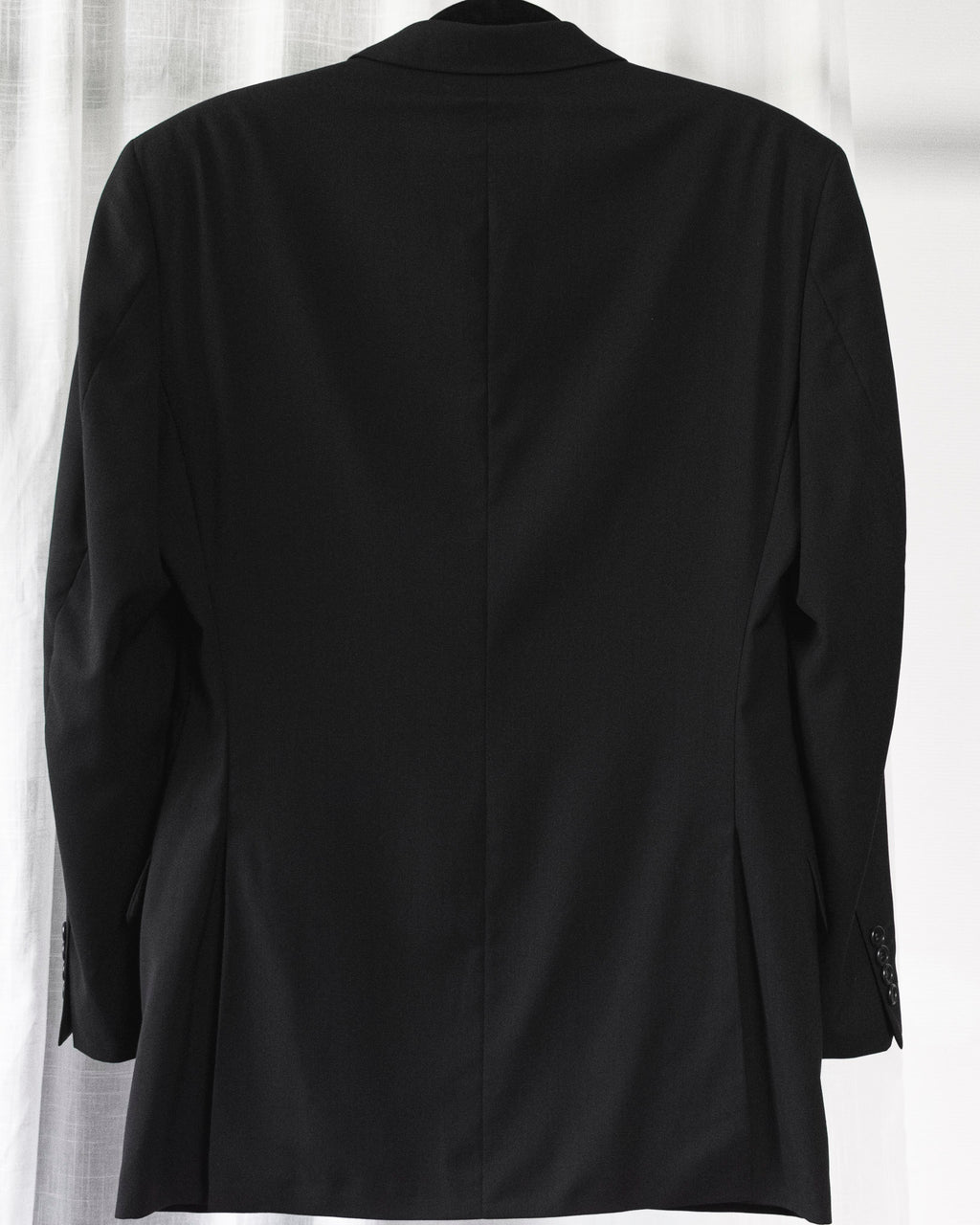 Ermenegildo Black Double-Breasted Blazer
