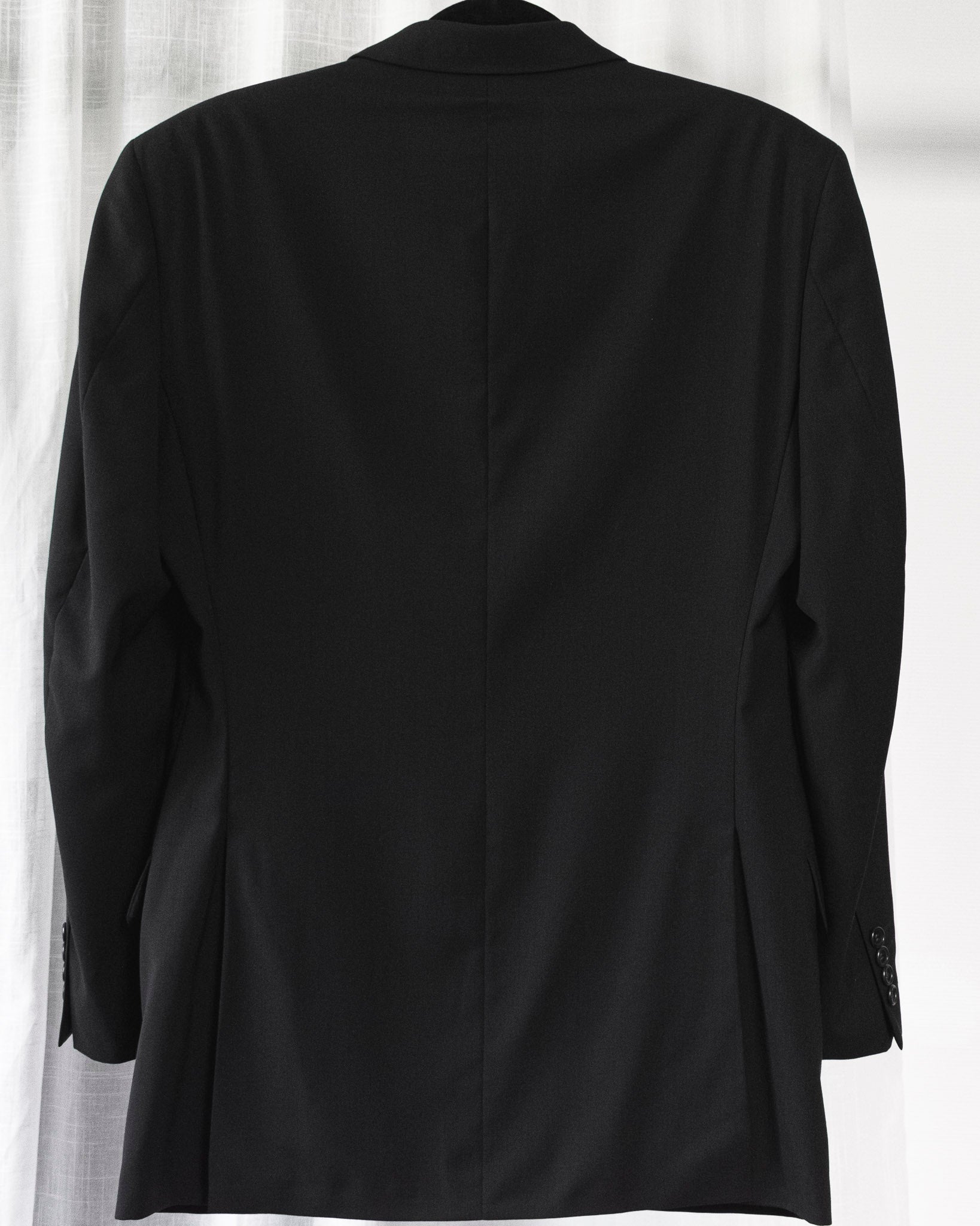 Ermenegildo Black Double-Breasted Blazer
