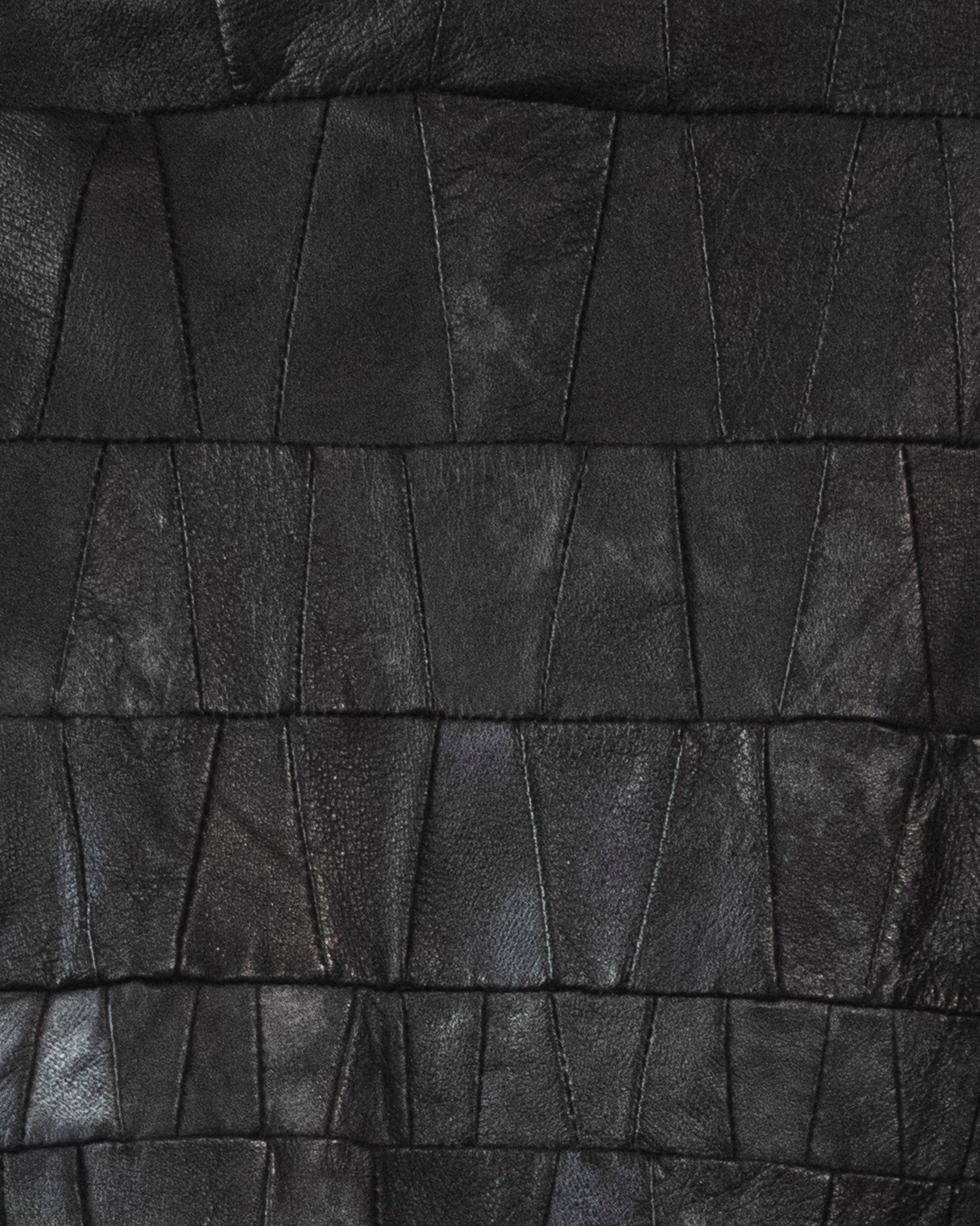 Patchwork Leather Jacket