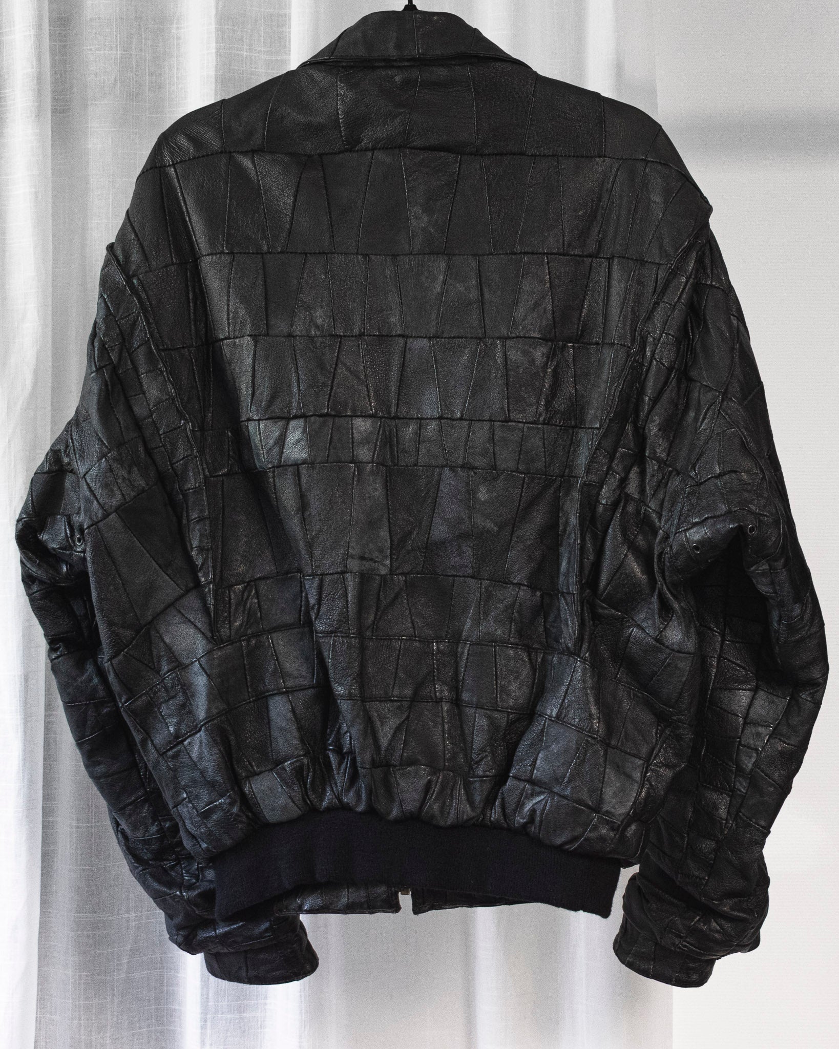Patchwork Leather Jacket