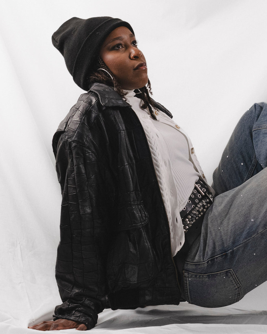 Patchwork Leather Jacket