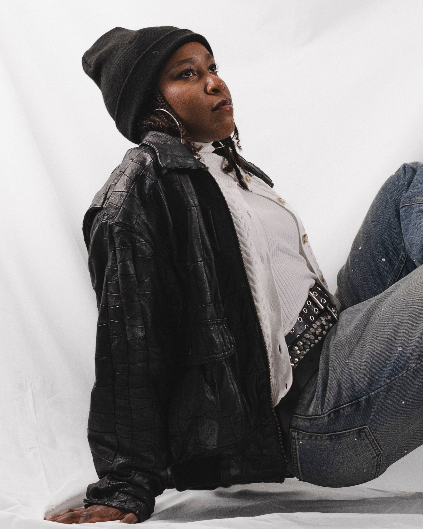Patchwork Leather Jacket