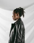 Black Leather Moto Jacket