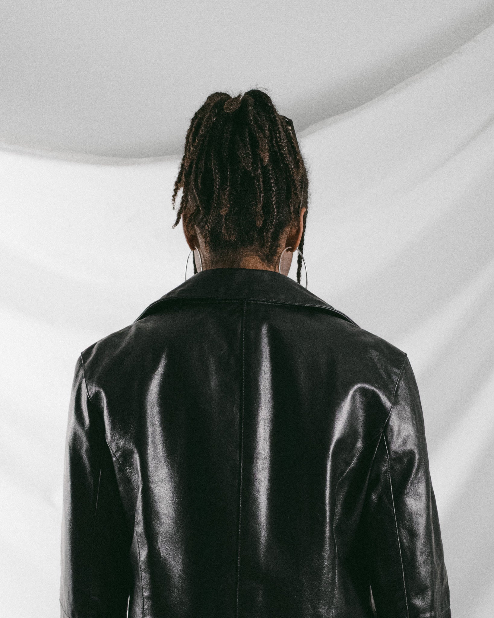 Black Leather Moto Jacket