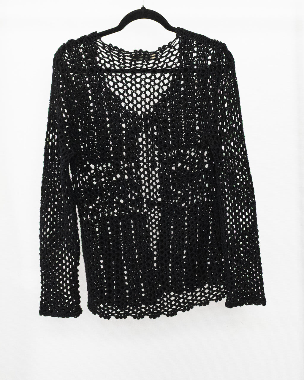 Renmoda Black Crochet Top