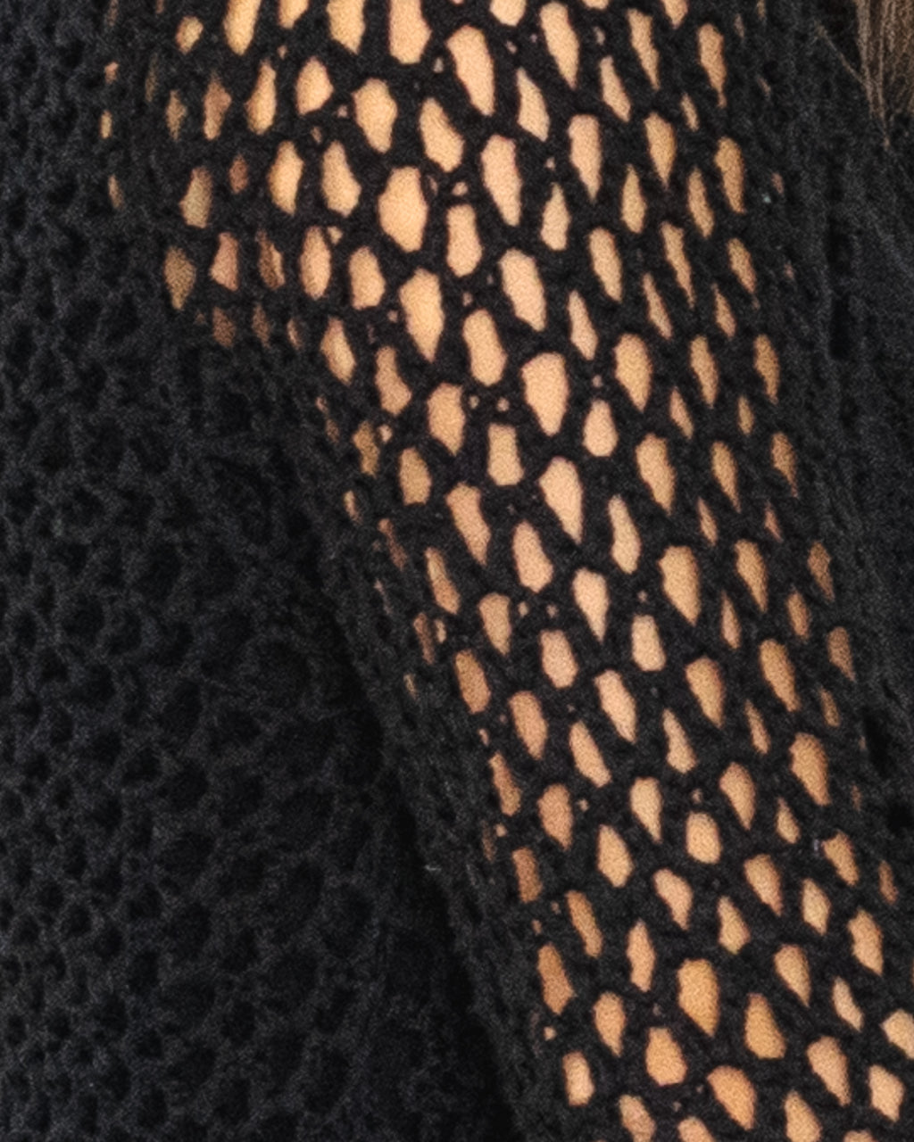 Renmoda Black Crochet Top