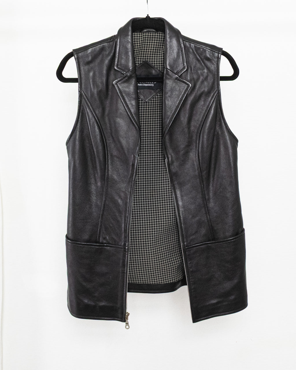 Black Leather Vest