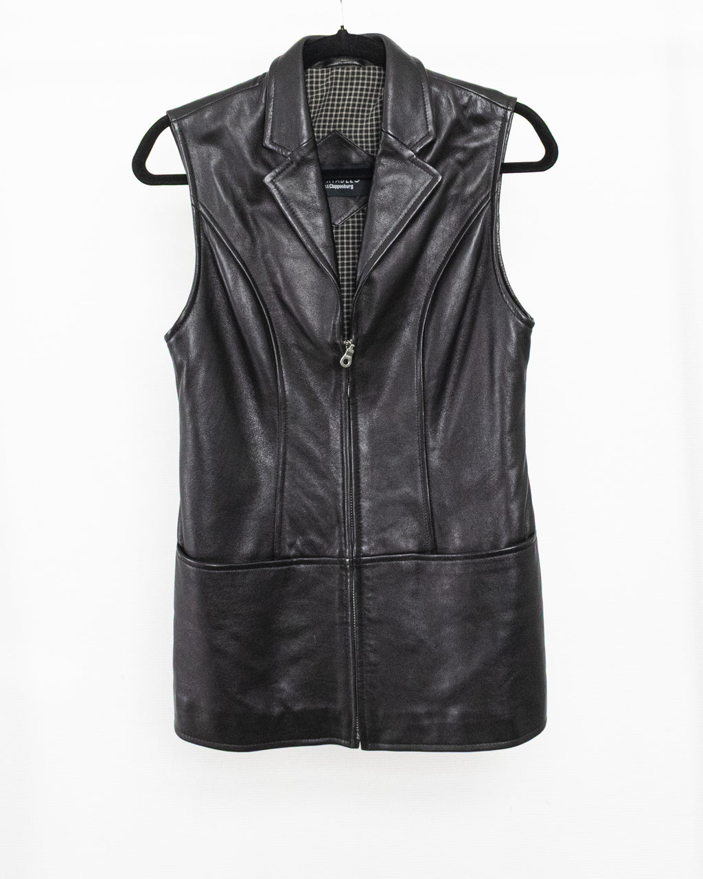 Black Leather Vest